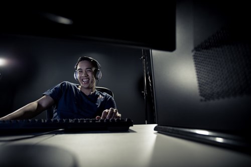 Dota 2 professional player Jimmy Ho poses for portraits in Los Angeles, CA on the 8th of April, 2014.